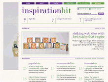 Tablet Screenshot of inspirationbit.com